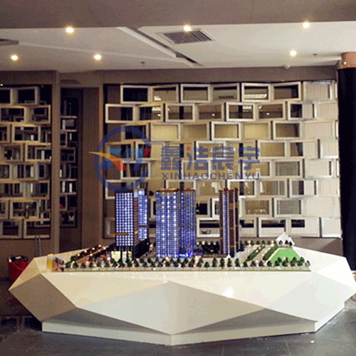 北京晶彩中心售樓沙盤